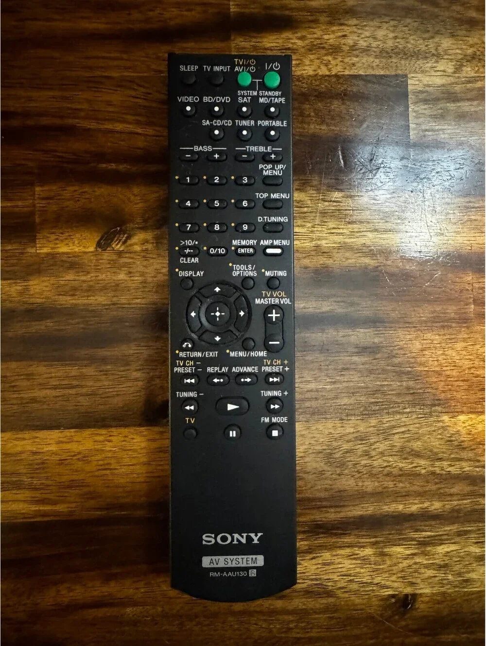 Sony RM-AAU130 Remote STR-DH130 STRKM7 STRDH130 STRKM7 WORKS